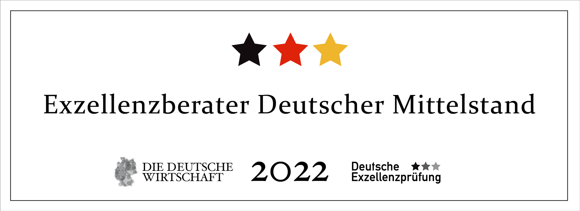 Auszeichnung Exzellenzberater 2022