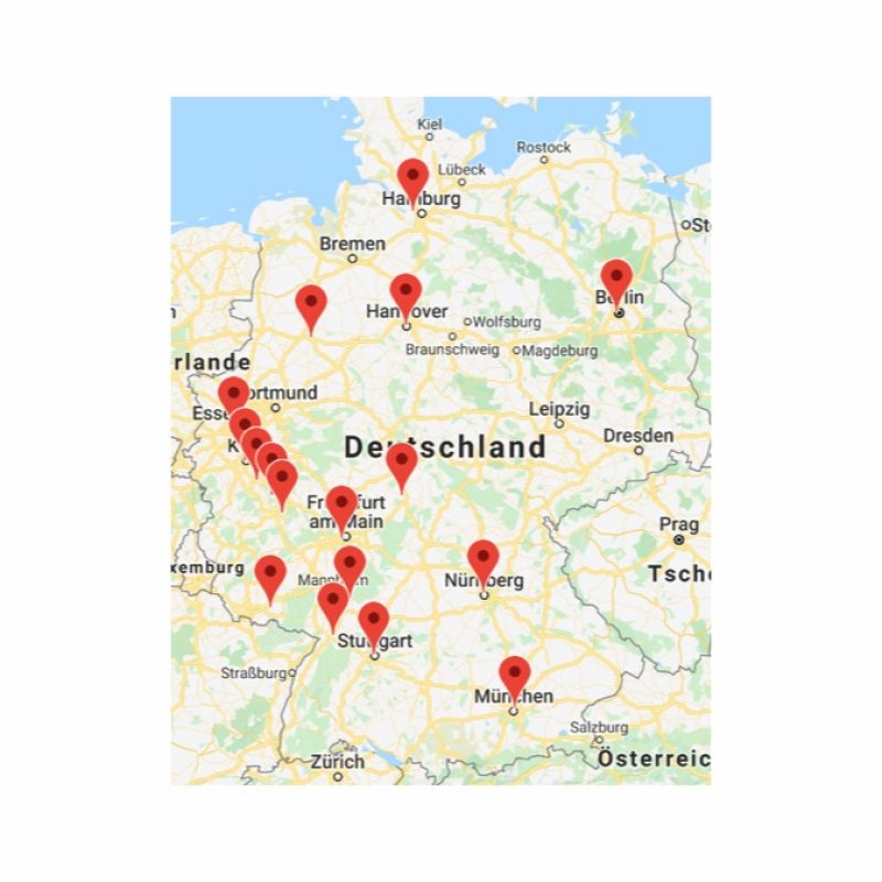 Personalberatung Deutschland Karte Überblick